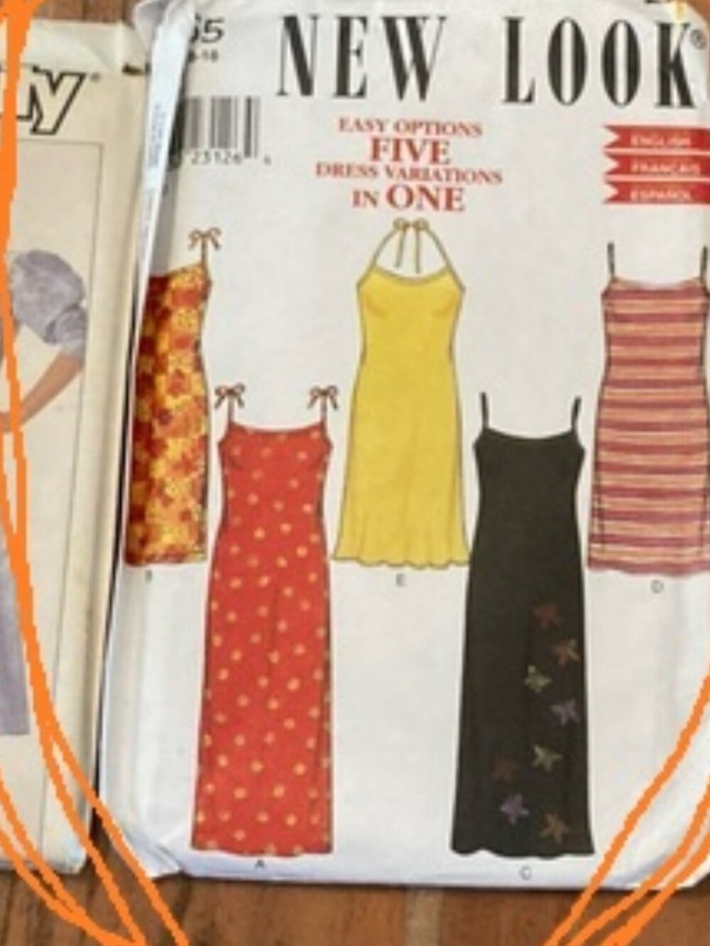 One NEW LOOK Uncut Pattern #6865